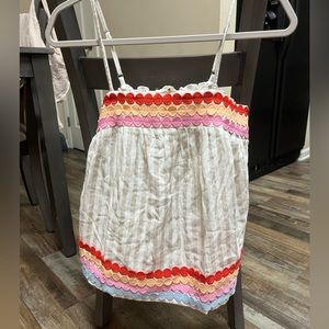 Entro blouse with adjustable straps; size small